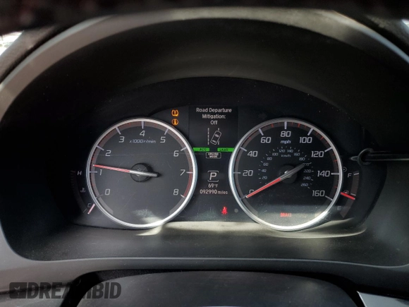 2019 Acura ILX w/Premium/A-Spec Pkg with VIN 19UDE2F85KA003583, listed as a Copart auction lot 47829755 with 92,990 mi miles and Clean Title. Bid and sale history available at carsss.com. Image 9.
