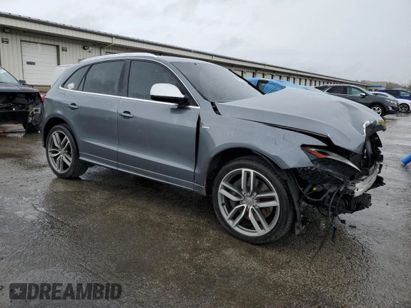 2014 Audi SQ5 Premium Plus with VIN WA1CGAFPXEA013059, listed as a Copart auction lot 50231194 with 105,227 mi miles and Salvage Title. Bid and sale history available at carsss.com. Image 4.