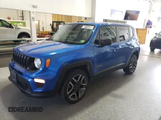 2020 Jeep Renegade Sport z VIN ZACNJBAB4LPL94385, wystawiony jako Copart lot #60174205 z przebiegiem 61 330 mil mil oraz Czysty tytuł • Clean title. Historia ofert i sprzedaży dostępna na DreamBid. Obrazek 1.