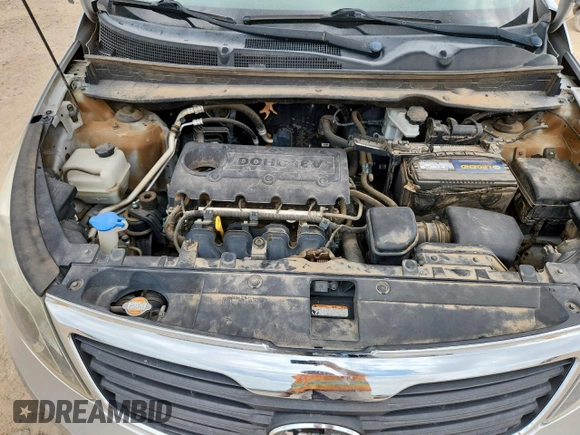 2011 Kia Sportage EX with VIN KNDPCCA27B7095979, listed as a Copart auction lot 61149915 with 162,051 mi miles and Salvage title. Bid and sale history available at DreamBid. Image 11.