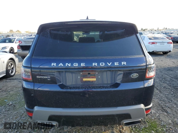 2020 Land Rover Range Rover Sport SE with VIN SALWG2SU4LA701066, listed as a Copart auction lot 47597345 with 97,553 mi miles and Salvage title. Bid and sale history available at DreamBid. Image 6.
