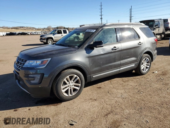 2017 Ford Explorer XLT with VIN 1FM5K7DH5HGD36539, listed as a Copart auction lot 88636675 with 107,709 mi miles and Salvage Title. Bid and sale history available at carsss.com. Image 1.