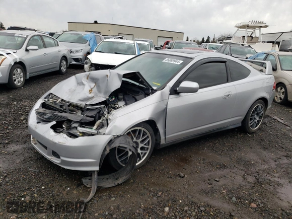 2003 Acura RSX with VIN JH4DC53853S000378, listed as a Copart auction lot 85089944 with 0 mi miles and Salvage Title. Bid and sale history available at carsss.com. Image 1.