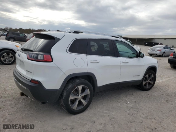 2019 Jeep Cherokee Limited with VIN 1C4PJMDX8KD165638, listed as a Copart auction lot 78571054 with 110,964 mi miles and Salvage Title. Bid and sale history available at carsss.com. Image 3.