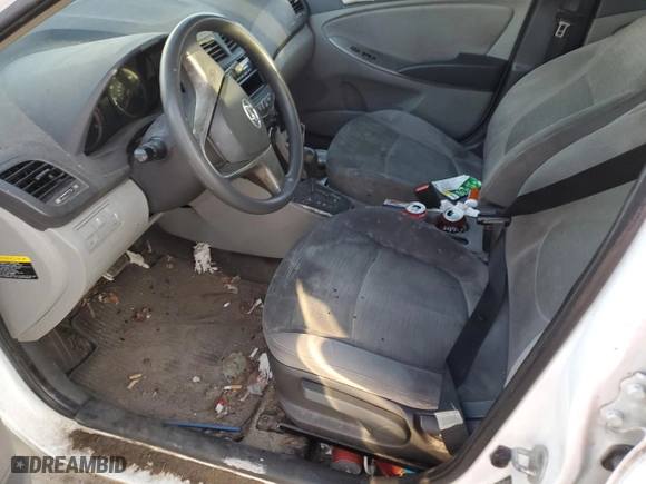 2017 Hyundai Accent SE with VIN KMHCT4AE4HU345179, listed as a Copart auction lot 43814095 with 137,586 mi miles and Salvage Title. Bid and sale history available at carsss.com. Image 7.