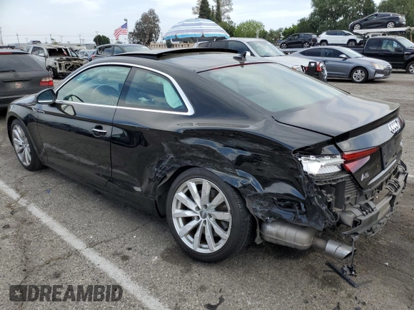 2018 Audi A5 Premium z VIN WAUNNAF59JA049769, wystawiony jako Copart lot #53304215 z przebiegiem 50 572 mil mil oraz Szkoda całkowita • Salvage title. Historia ofert i sprzedaży dostępna na DreamBid. Obrazek 2.