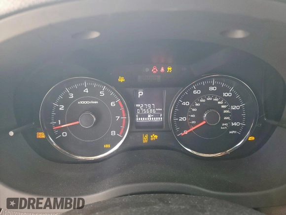 2015 Subaru Forester Touring with VIN JF2SJAWC0FH529845, listed as a Copart auction lot 61147525 with 75,686 mi miles and Salvage title. Bid and sale history available at DreamBid. Image 9.