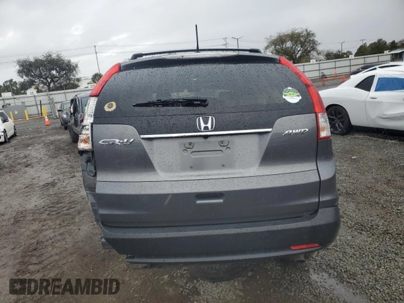 2012 Honda CR-V EX-L with VIN JHLRM4H77CC023270, listed as a Copart auction lot 47892455 with 0 mi miles and Salvage Title. Bid and sale history available at carsss.com. Image 6.
