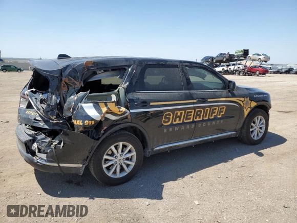 2021 Dodge Durango Special Service with VIN 1C4RDJFG8MC849707, listed as a Copart auction lot 56694945 with 31,663 mi miles and Salvage title. Bid and sale history available at DreamBid. Image 3.