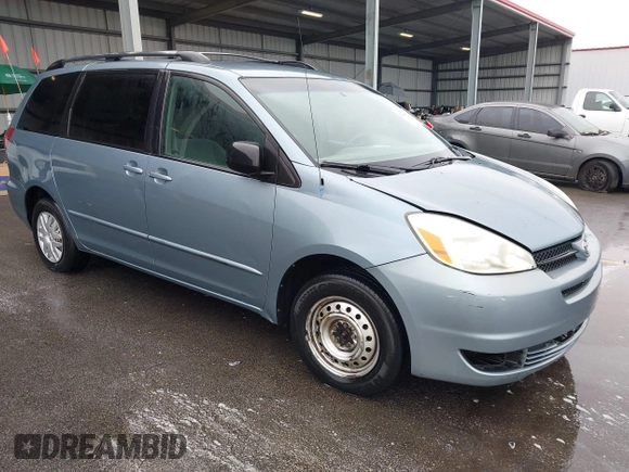 2005 Toyota Sienna CE with VIN 5TDZA23C35S227399, listed as a IAAI auction lot 42360622 with 278,338 mi miles and . Bid and sale history available at DreamBid. Image 1.
