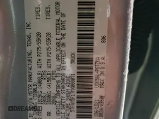 2021 Toyota Tundra Platinum z VIN 5TFAY5F17MX008071, wystawiony jako Copart lot #44320385 z przebiegiem 59 398 mil mil oraz Szkoda całkowita • Salvage title. Historia ofert i sprzedaży dostępna na DreamBid. Obrazek 12.
