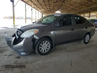 2014 Nissan Versa S Plus with VIN 3N1CN7AP6EL815240, listed as a Copart auction lot 52458765 with 74,670 mi miles and Salvage Title. Bid and sale history available at carsss.com. Image 1.