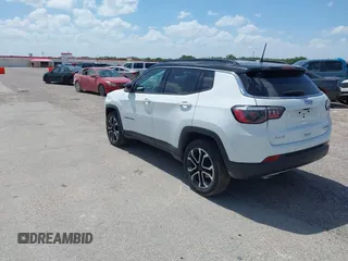 2023 Jeep Compass (RED) Edition with VIN 3C4NJDCN7PT566543, listed as a IAAI auction lot 42476972 with 45,439 mi miles and . Bid and sale history available at DreamBid. Image 3.