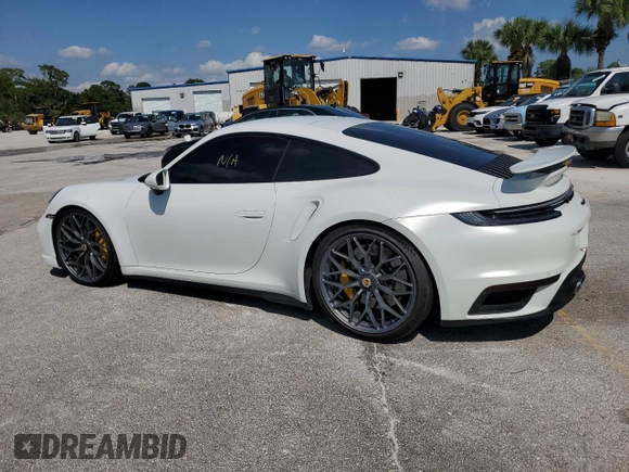 2021 Porsche 911 Turbo S with VIN WP0AD2A97MS257233, listed as a Copart auction lot 74918134 with Not Provided miles and Non Repairable. Bid and sale history available at DreamBid. Image 2.