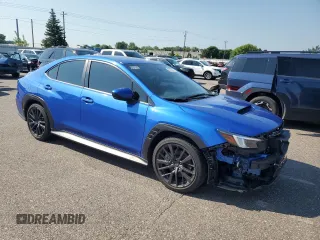 2023 Subaru WRX Premium with VIN JF1VBAF66P9822198, listed as a Copart auction lot 62338545 with 16,013 mi miles and Salvage title. Bid and sale history available at DreamBid. Image 4.