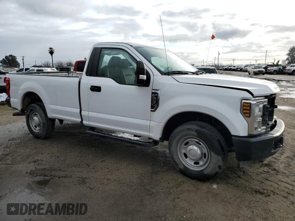 2019 Ford Super Duty F-250 SRW XL with VIN 1FTBF2A6XKED86745, listed as a Copart auction lot 42246985 with 108,151 mi miles and Salvage Title. Bid and sale history available at carsss.com. Image 4.