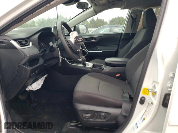 2021 Toyota RAV4 XLE with VIN 2T3P1RFV6MW228427, listed as a Copart auction lot 55323325 with 54,002 mi miles and Salvage title. Bid and sale history available at DreamBid. Image 7.