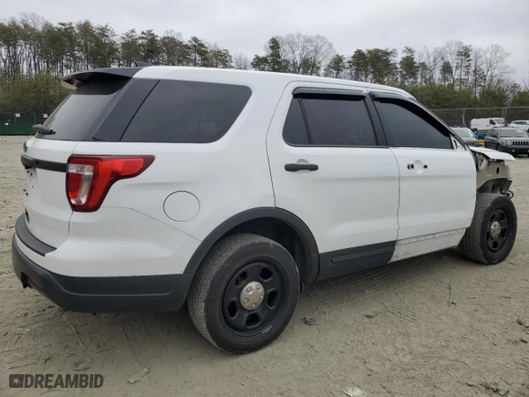 2018 Ford Police Interceptor Utility with VIN 1FM5K8AR9JGB59213, listed as a Copart auction lot 49336355 with NaN miles and Salvage Title. Bid and sale history available at carsss.com. Image 3.