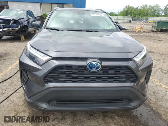 2024 Toyota RAV4 Hybrid LE with VIN 2T3LWRFV2RW206626, listed as a Copart auction lot 58378155 with 11,090 mi miles and Clean title. Bid and sale history available at DreamBid. Image 5.