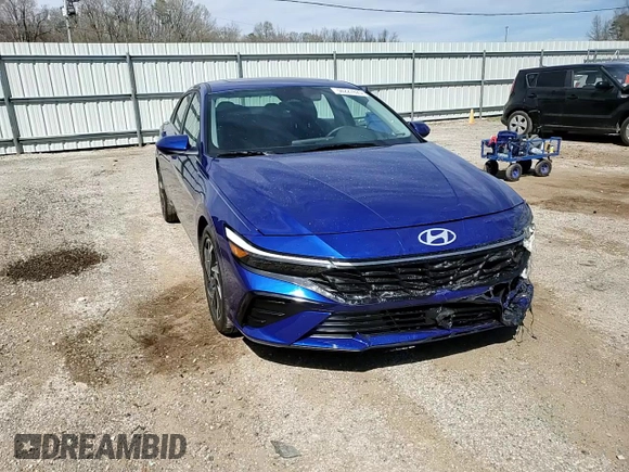 2024 Hyundai Elantra SEL with VIN KMHLS4DG5RU761646, listed as a Copart auction lot 50227625 with 8,609 mi miles and Salvage title. Bid and sale history available at DreamBid. Image 11.