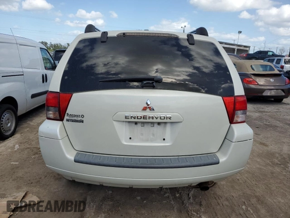 2008 Mitsubishi Endeavor XLS with VIN 4A4MM31SX8E039855, listed as a Copart auction lot 77551074 with 132,386 mi miles and Salvage Title. Bid and sale history available at carsss.com. Image 6.