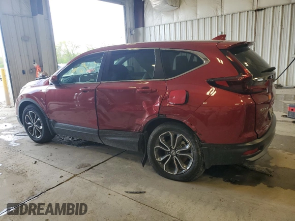 2022 Honda CR-V EX-L with VIN 7FARW2H87NE033070, listed as a Copart auction lot 56532675 with 40,411 mi miles and Salvage title. Bid and sale history available at DreamBid. Image 2.