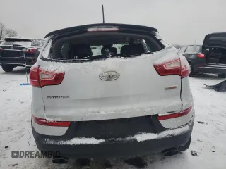 2011 Kia Sportage SX with VIN KNDPC3A69B7144327, listed as a Copart auction lot 88137525 with Not provided miles and Salvage title. Bid and sale history available at DreamBid. Image 6.