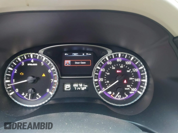 2015 Infiniti QX60 with VIN 5N1AL0MNXFC521070, listed as a IAAI auction lot 41967376 with 186,781 mi miles. Bid and sale history available at carsss.com. Image 7.
