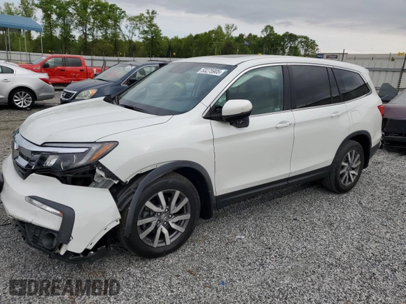 2020 Honda Pilot EX-L с VIN 5FNYF5H5XLB025072, выставлен на аукционе Copart как лот 53275905 с пробегом 34 258 миль миль и Списание • Salvage title. История ставок и продаж доступна на DreamBid. Изображение 1.