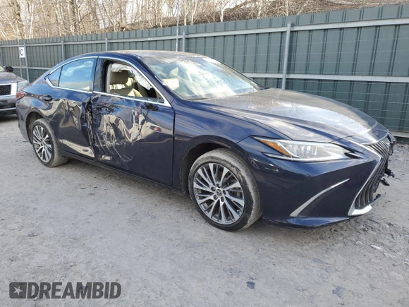 2021 Lexus ES with VIN 58ADZ1B1XMU088027, listed as a Copart auction lot 84398674 with 14,594 mi miles and Salvage Title. Bid and sale history available at carsss.com. Image 4.