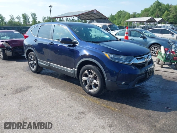 2017 Honda CR-V EX with VIN 2HKRW2H54HH682784, listed as a IAAI auction lot 42117213 with 133,860 mi miles. Bid and sale history available at carsss.com. Image 1.