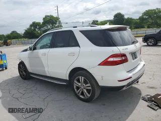 2015 Mercedes-Benz M 350 with VIN 4JGDA5HBXFA534879, listed as a Copart auction lot 54306825 with 161,624 mi miles and Salvage title. Bid and sale history available at DreamBid. Image 2.