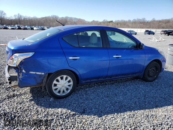 2012 Nissan Versa SV with VIN 3N1CN7AP4CL941139, listed as a Copart auction lot 49215085 with 122,280 mi miles and Salvage Title. Bid and sale history available at carsss.com. Image 3.