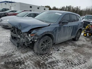 2024 Mazda CX-5 2.5 S Carbon Edition with VIN JM3KFBCM2R0359145, listed as a Copart auction lot 46278415 with 55,390 mi miles and Salvage Title. Bid and sale history available at carsss.com. Image 1.