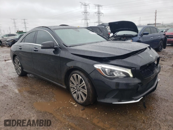 2018 Mercedes-Benz CLA 250 with VIN WDDSJ4GB6JN656413, listed as a Copart auction lot 48919014 with 51,192 mi miles and . Bid and sale history available at DreamBid. Image 4.