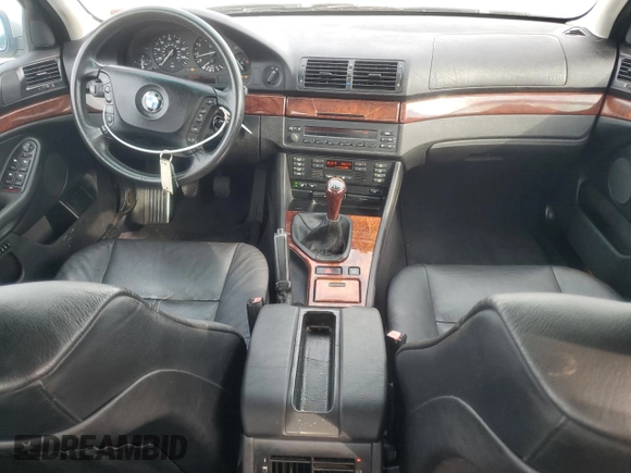 2002 BMW 5 Series 530i with VIN WBADT53432CE93680, listed as a Copart auction lot 81952844 with 153,109 mi miles and Clean Title. Bid and sale history available at carsss.com. Image 8.