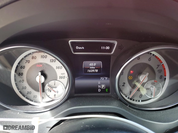 2015 Mercedes-Benz CLA-Class CLA 250 with VIN WDDSJ4EB5FN204026, listed as a Copart auction lot 49455215 with 163,978 mi miles and Clean Title. Bid and sale history available at carsss.com. Image 9.