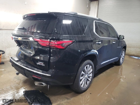 2023 Chevrolet Traverse Premier with VIN 1GNEVKKW0PJ140887, listed as a Copart auction lot 41986025 with 25,141 mi miles and Salvage Title. Bid and sale history available at carsss.com. Image 3.