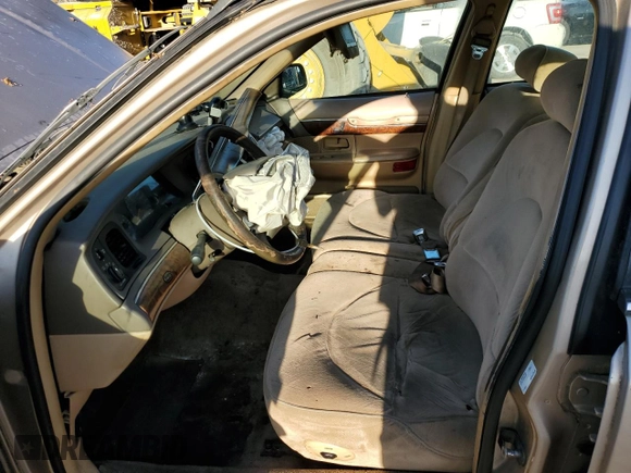 1997 Mercury Grand Marquis LS with VIN 2MELM75W3VX692074, listed as a Copart auction lot 52542335 with 211,850 mi miles and Salvage Title. Bid and sale history available at DreamBid. Image 7.