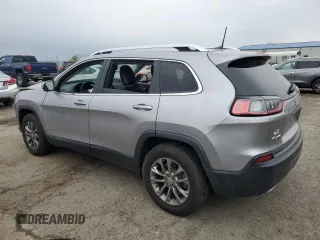2019 Jeep Cherokee Latitude Plus with VIN 1C4PJMLX8KD447411, listed as a Copart auction lot 52670855 with 40,966 mi miles and Salvage Title. Bid and sale history available at carsss.com. Image 2.