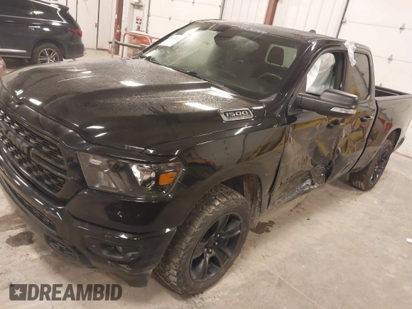 2022 Ram 1500 Big Horn with VIN 1C6SRFBT2NN134857, listed as a IAAI auction lot 41865906 with 82,496 mi miles and . Bid and sale history available at DreamBid. Image 17.