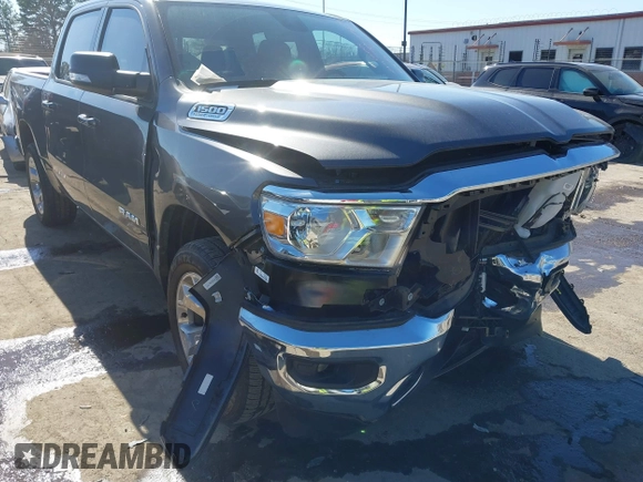 2022 Ram 1500 Big Horn with VIN 1C6SRFFT4NN428027, listed as a IAAI auction lot 41656564 with 14,754 mi miles. Bid and sale history available at carsss.com. Image 18.