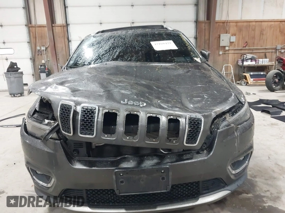 2019 Jeep Cherokee Limited with VIN 1C4PJMDX0KD447210, listed as a IAAI auction lot 42168429 with 51,408 mi miles and . Bid and sale history available at DreamBid. Image 13.