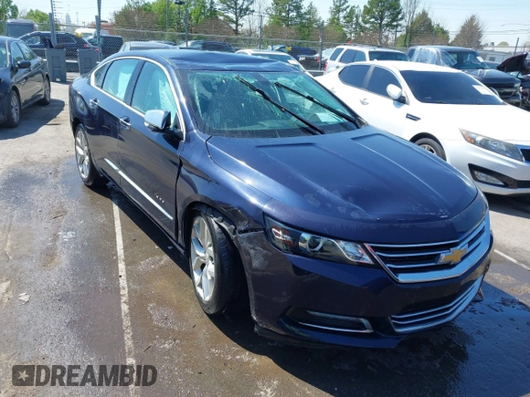 2018 Chevrolet Impala Premier with VIN 2G1125S35J9150415, listed as a IAAI auction lot 41873102 with 106,280 mi miles and . Bid and sale history available at DreamBid. Image 1.