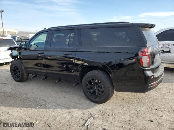 2022 Chevrolet Suburban Z71 with VIN 1GNSKDKD8NR103512, listed as a Copart auction lot 82299534 with 50,185 mi miles and Salvage Title. Bid and sale history available at carsss.com. Image 2.