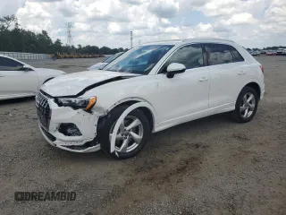 2020 Audi Q3 Premium with VIN WA1AECF32L1030604, listed as a Copart auction lot 57943755 with 61,261 mi miles and Non repairable. Bid and sale history available at DreamBid. Image 1.