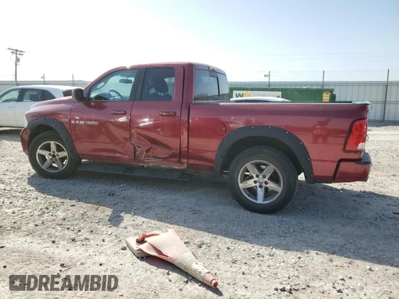 2012 Ram 1500 Sport with VIN 1C6RD7HT3CS273582, listed as a Copart auction lot 52639115 with 175,054 mi miles and Salvage title. Bid and sale history available at DreamBid. Image 2.