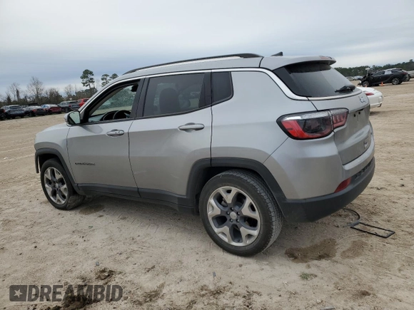 2021 Jeep Compass Limited with VIN 3C4NJCCB8MT573416, listed as a Copart auction lot 45882555 with 77,491 mi miles and Clean title. Bid and sale history available at DreamBid. Image 2.