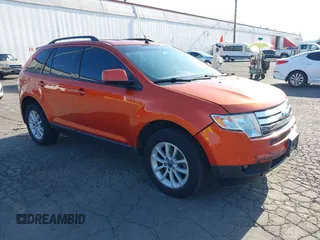2007 Ford Edge SEL with VIN 2FMDK48CX7BA65542, listed as a IAAI auction lot 42162639 with 192,105 mi miles. Bid and sale history available at carsss.com. Image 1.