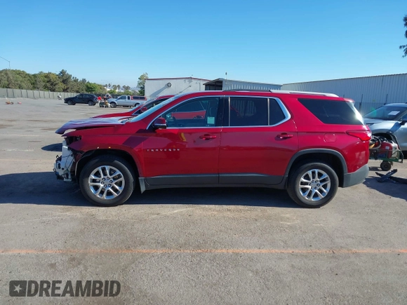 2018 Chevrolet Traverse LT Cloth with VIN 1GNERGKW0JJ105114, listed as a IAAI auction lot 42597045 with 135,682 mi miles and . Bid and sale history available at DreamBid. Image 15.